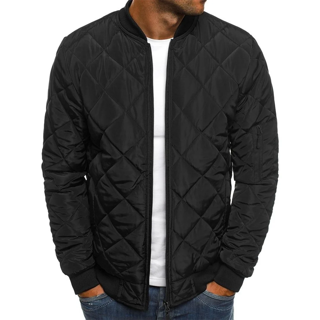 Veste Bomber Zippée Élégante pour Homme – Vêtement Léger et Confortable - Image 3