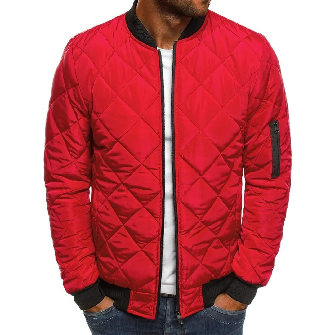 Veste Bomber Zippée Élégante pour Homme – Vêtement Léger et Confortable - Image 4