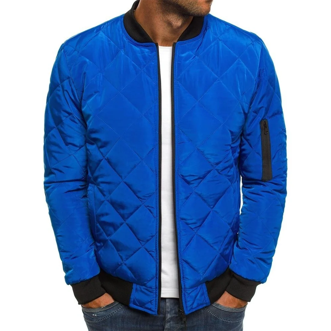 Veste Bomber Zippée Élégante pour Homme – Vêtement Léger et Confortable - Image 6