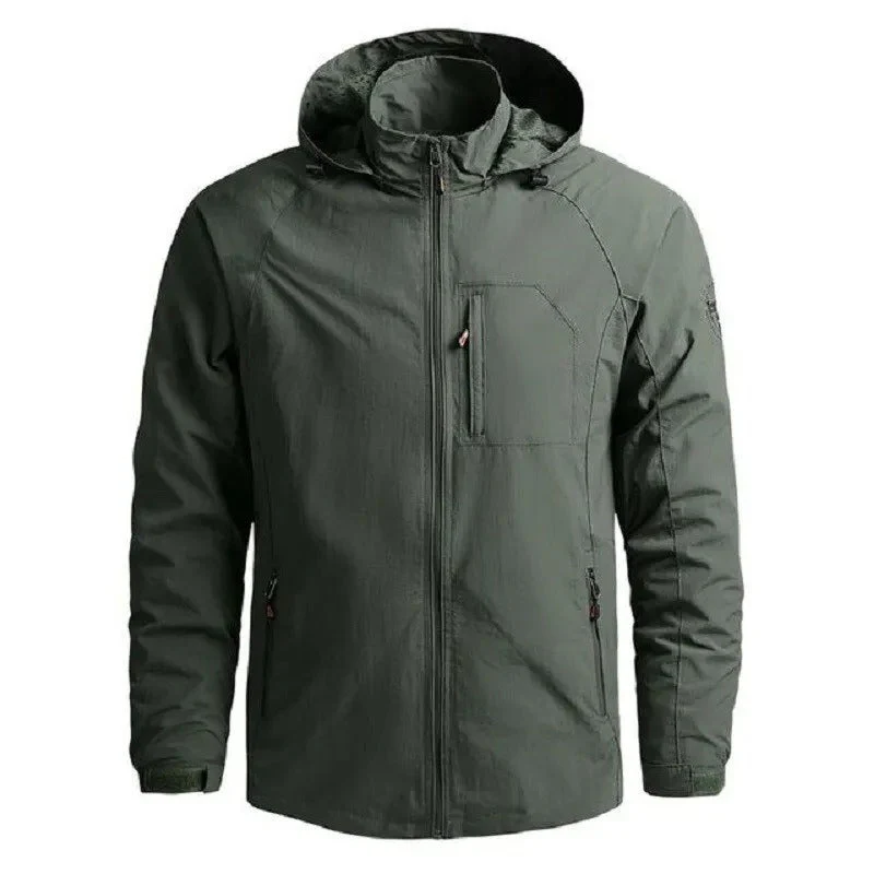 Veste Cargo Imperméable Légère pour Homme – Vêtement Décontracté Confortable - Image 4