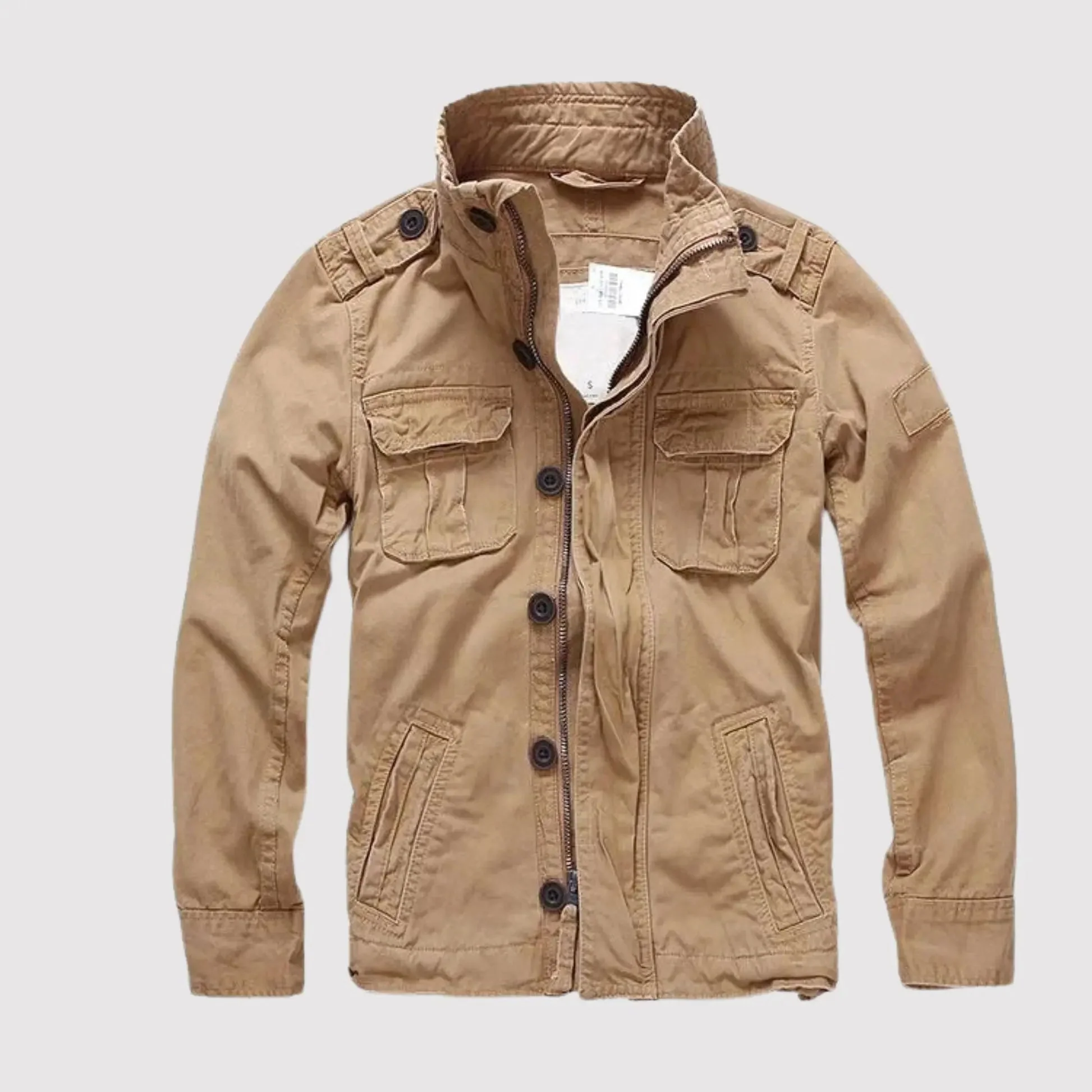 Veste classique à manches longues pour hommes avec poches - Image 4