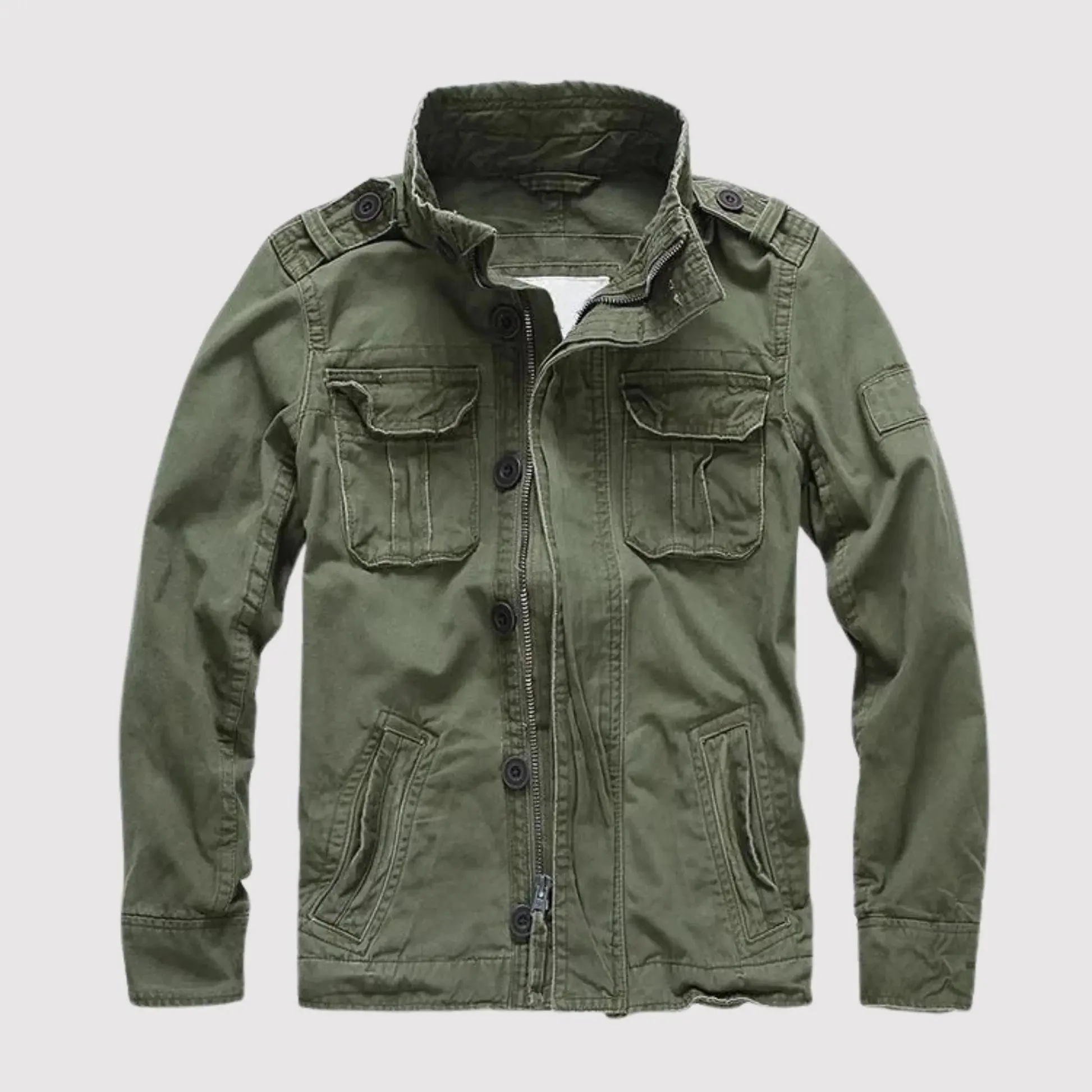 Veste classique à manches longues pour hommes avec poches - Image 6