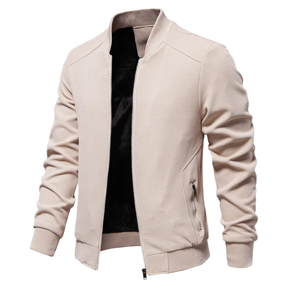 Veste Côtelée Isolée Élégante pour Homme - Vêtements d'extérieur Confortable - Image 2