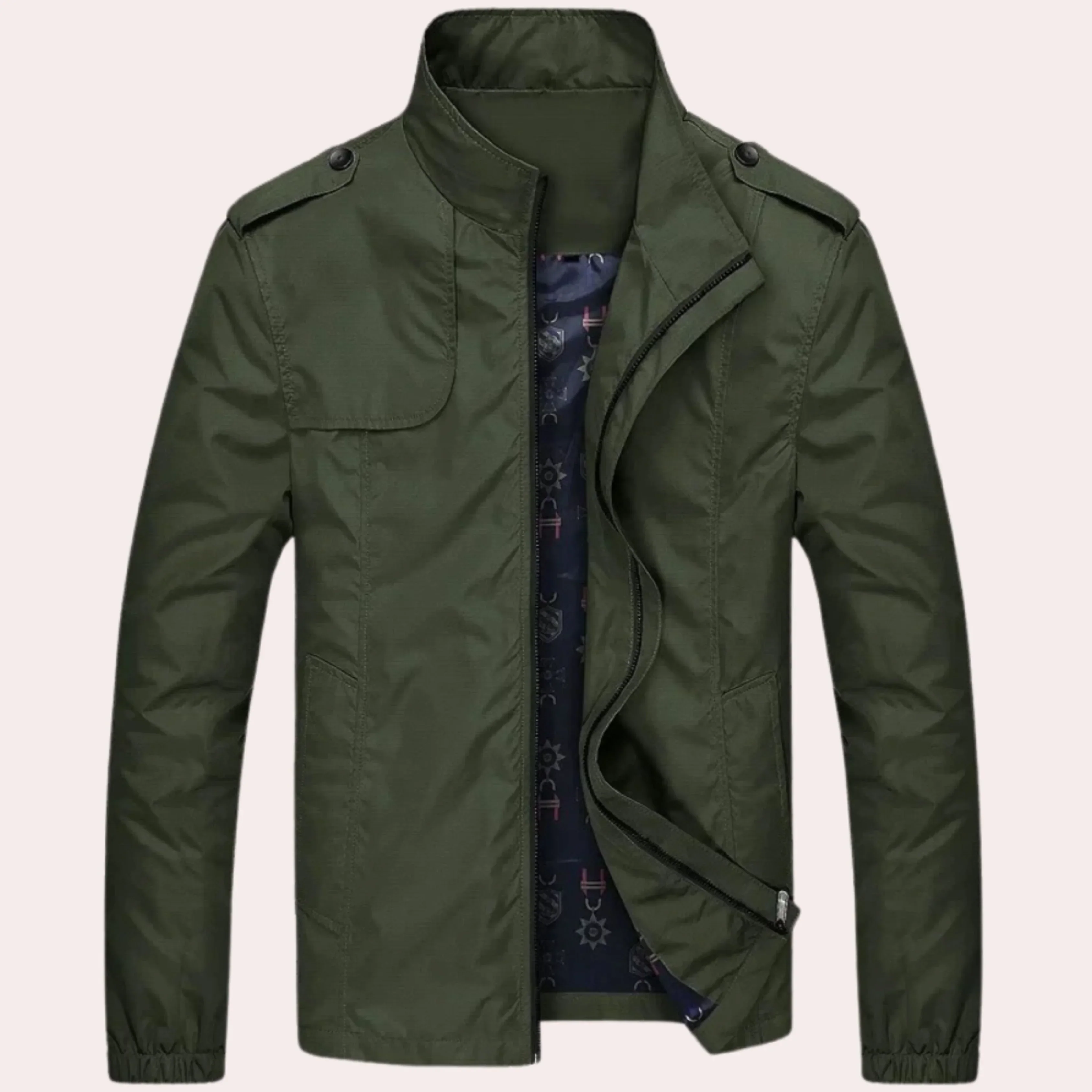 Veste Coupe-Vent Zippée pour Homme – Veste Légère et Décontractée - Image 2