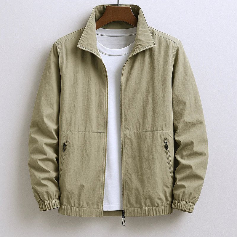 Veste d’Été Légère et Élégante pour Homme – Extérieur Respirant à Fermeture Éclair