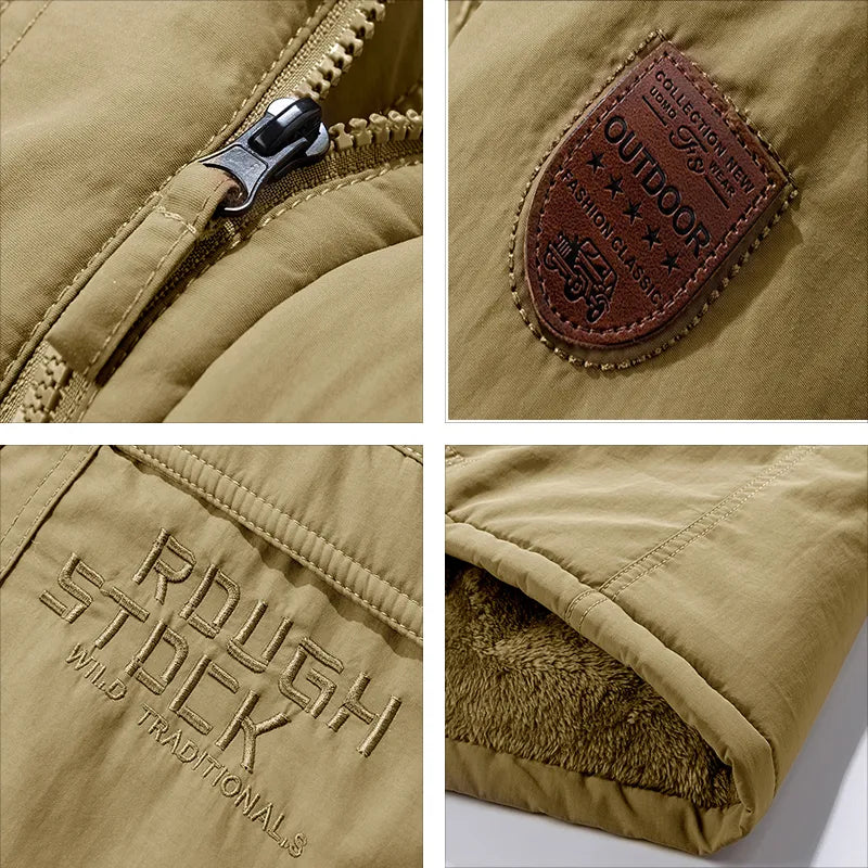 Veste d’Hiver Tactique Imperméable et Isolée pour Homme – Coupe-Vent Confort - Image 7