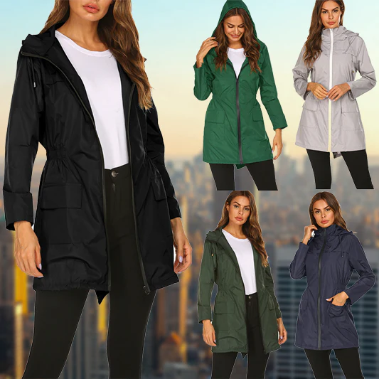 Veste de Pluie Imperméable pour Femme – Confort Durable et Stylé - Image 6