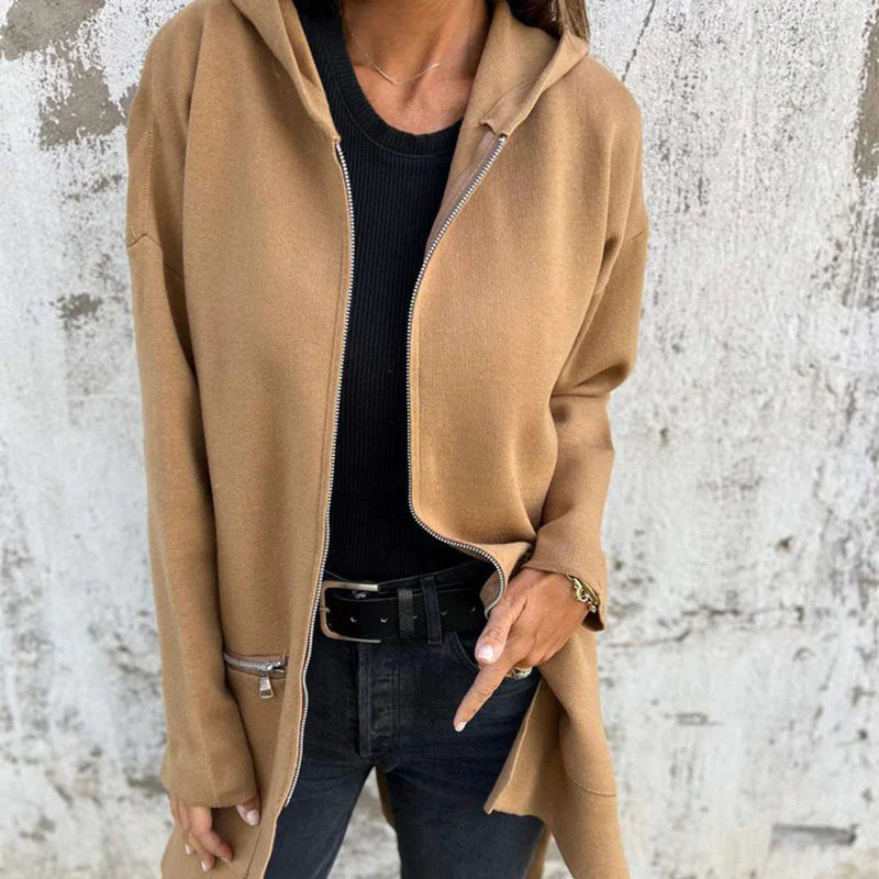 Veste élégante à manches longues pour femme – Veste confortable zippée - Image 5