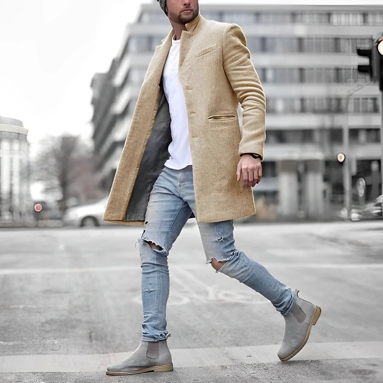 Veste Élégante et Polyvalente pour Homme pour Occasions Formelles - Image 3