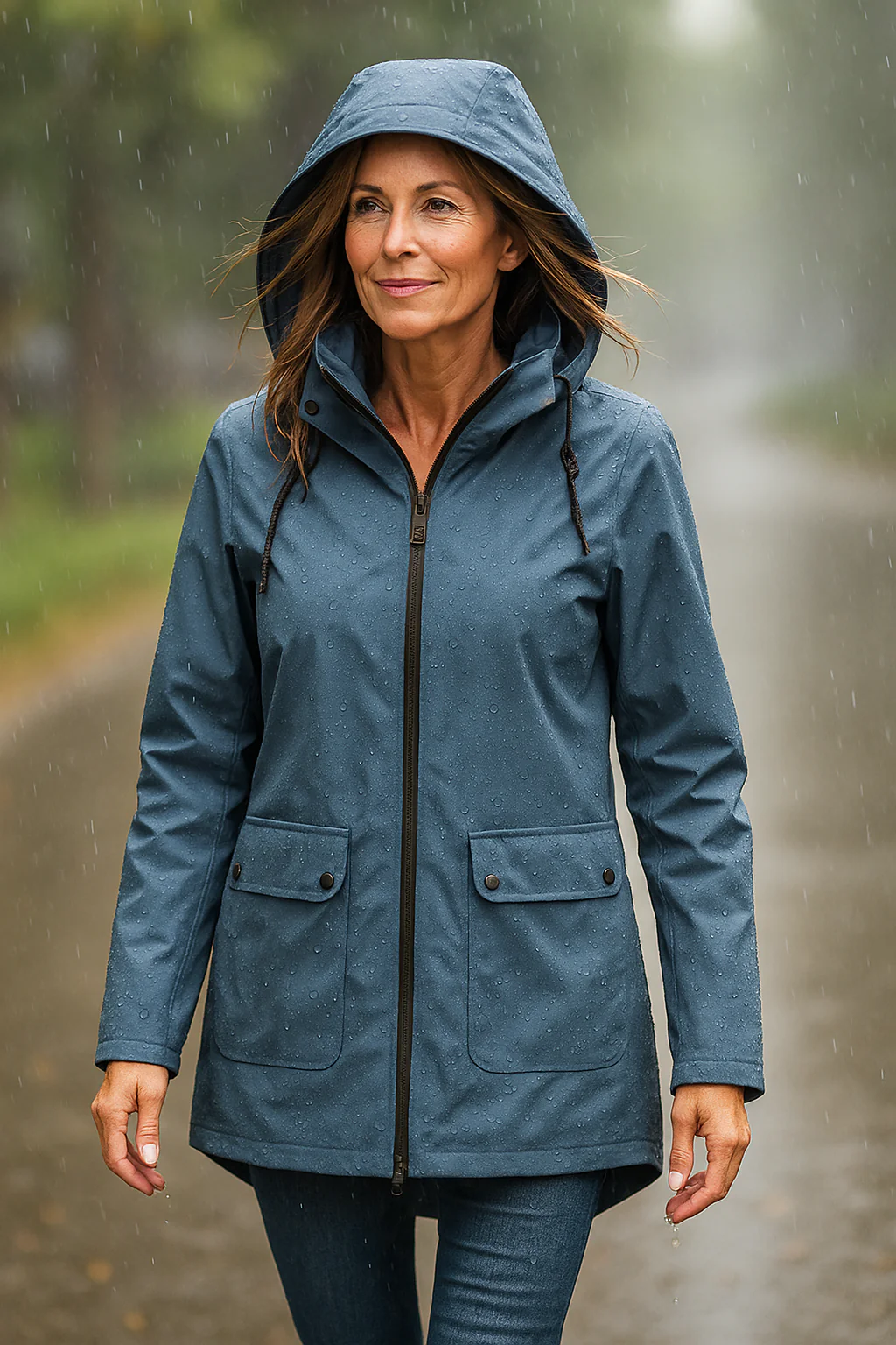Veste Élégante Imperméable pour Femme - Image 7