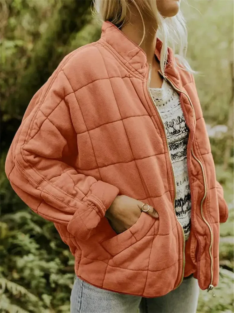 Veste Élégante Polyvalente Quiltée de Printemps Femmes - Confortable, Chaleureuse - Image 12