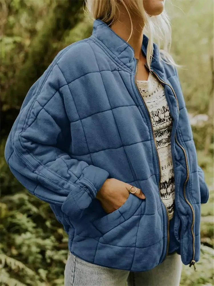 Veste Élégante Polyvalente Quiltée de Printemps Femmes - Confortable, Chaleureuse - Image 13