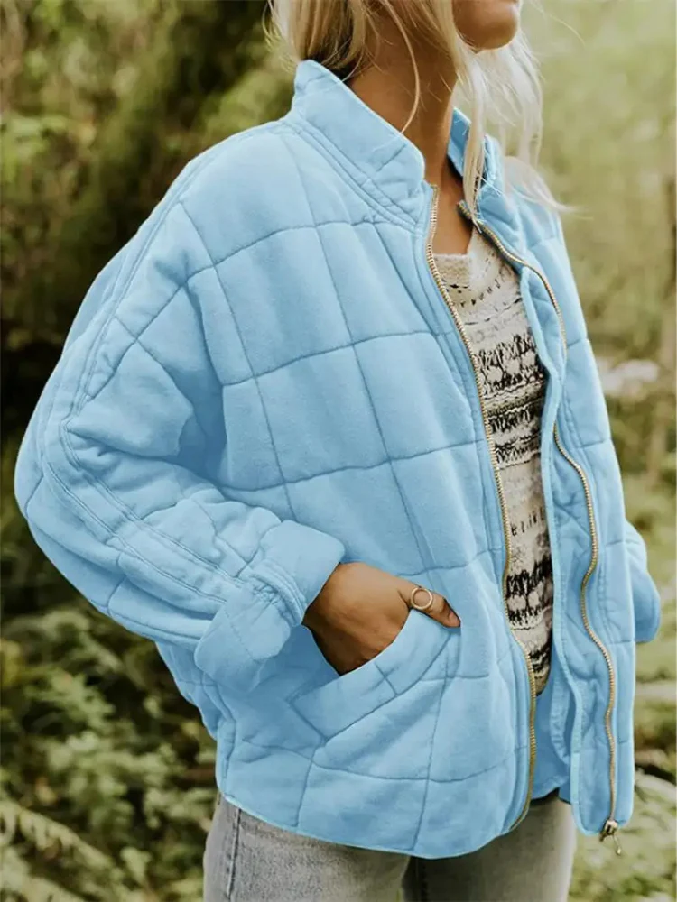 Veste Élégante Polyvalente Quiltée de Printemps Femmes - Confortable, Chaleureuse - Image 5