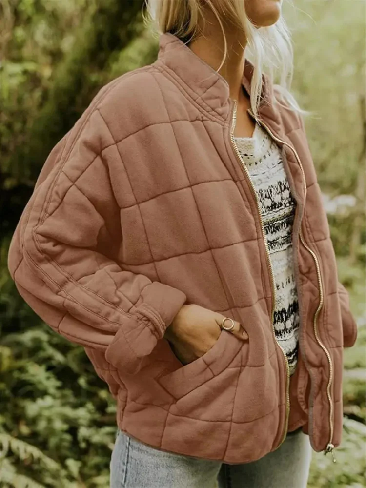 Veste Élégante Polyvalente Quiltée de Printemps Femmes - Confortable, Chaleureuse - Image 6