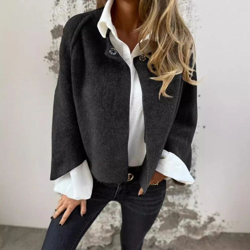 Veste en laine premium pour femme – Vêtement d'extérieur chaud à manches longues - Image 2