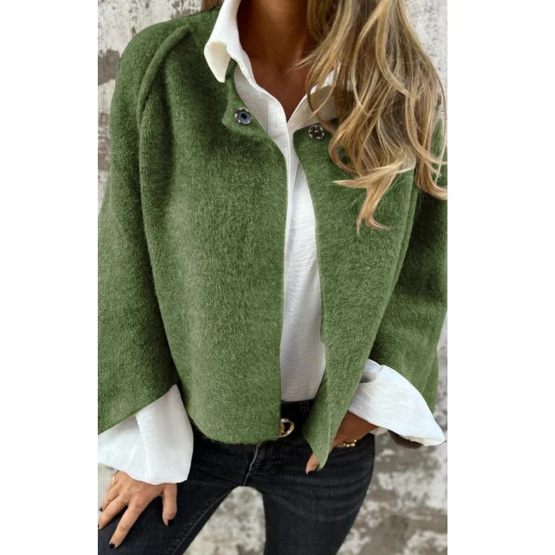 Veste en laine premium pour femme – Vêtement d'extérieur chaud à manches longues - Image 5