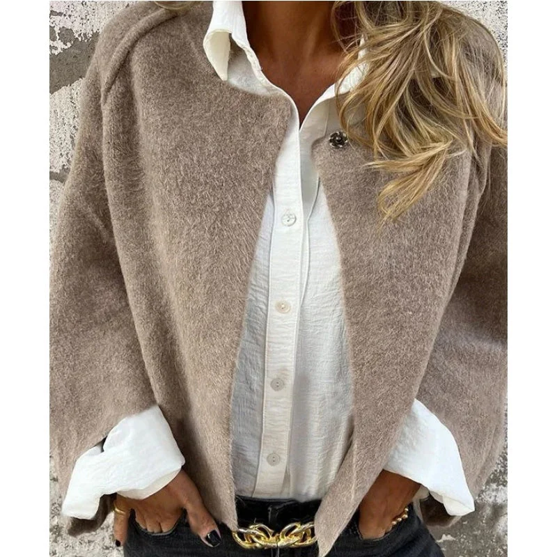 Veste en laine premium pour femme – Vêtement d'extérieur chaud à manches longues - Image 8