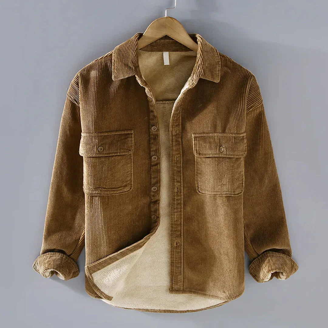 Veste en Polaire - Classique - Côtelée - Idéale pour l’Hiver - Image 2