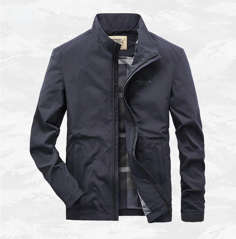 Veste Extérieure Zippée Homme Imperméable et Coupe-Vent – Protection Durable - Image 2