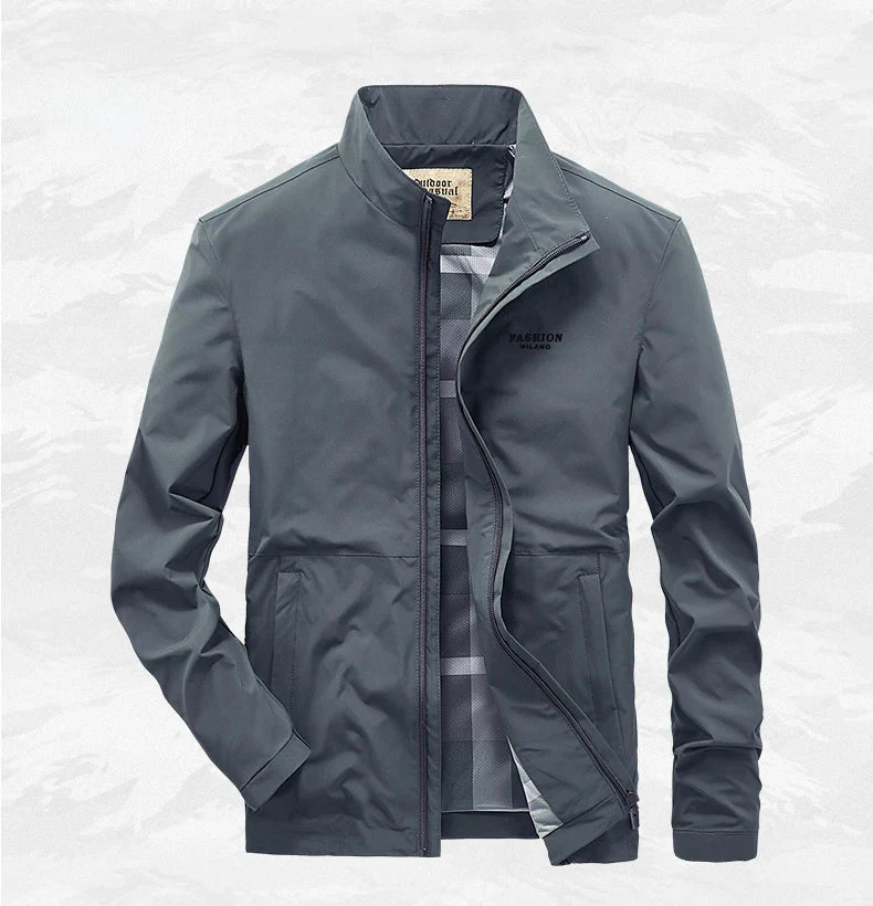 Veste Extérieure Zippée Homme Imperméable et Coupe-Vent – Protection Durable - Image 3