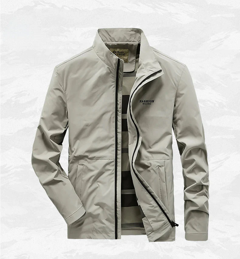 Veste Extérieure Zippée Homme Imperméable et Coupe-Vent – Protection Durable - Image 5