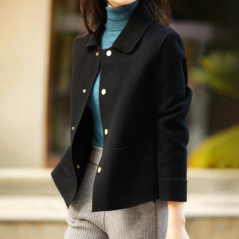 Veste Femme à Boutons - Col Chemise avec Poches Avant - Image 2