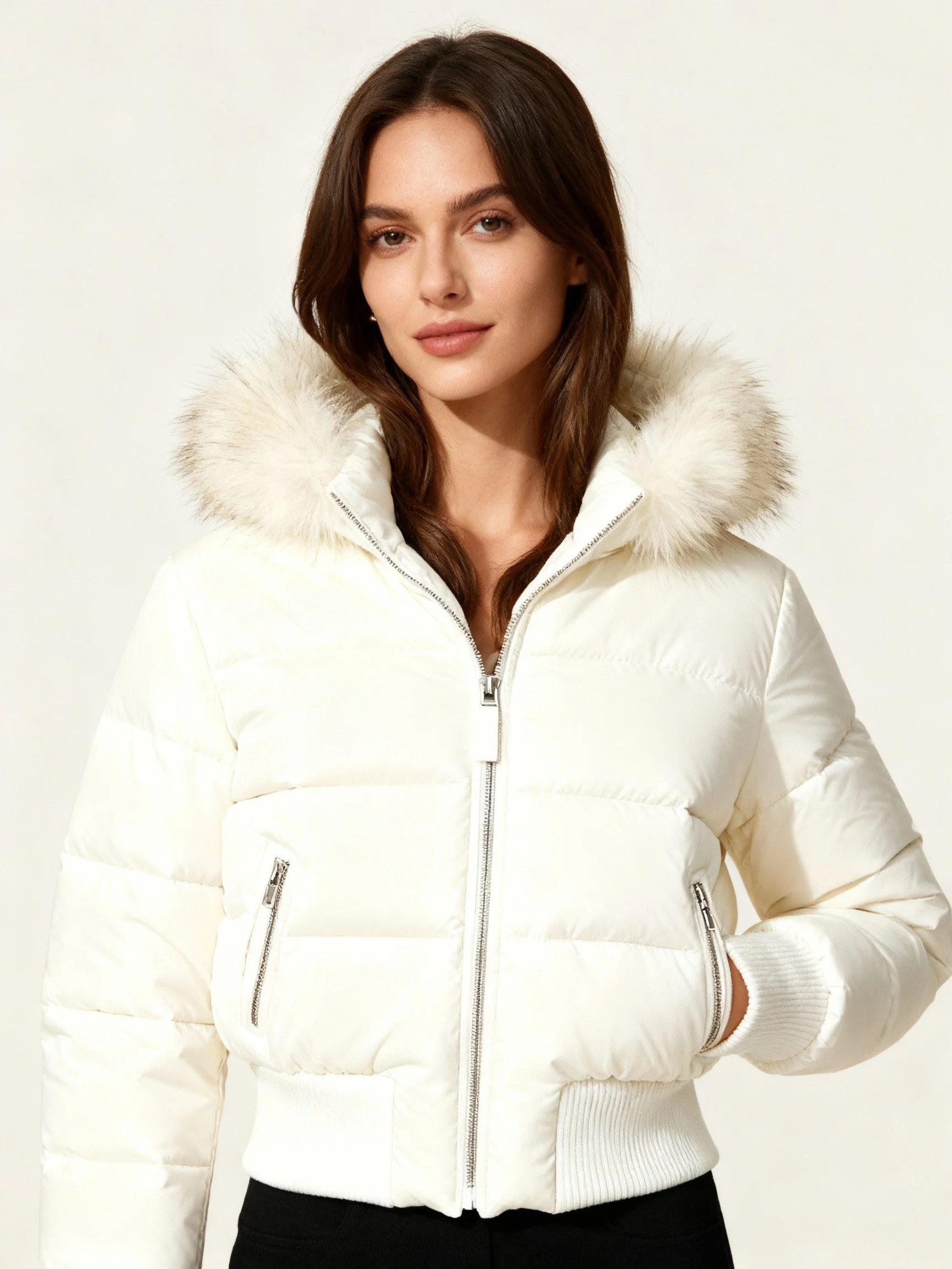 Veste Femme Matelassée Légère Isolée – Manteau Hiver - Image 5