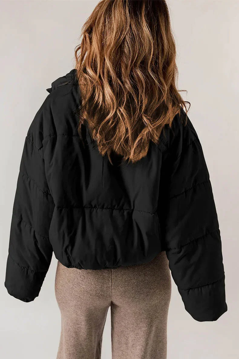 Veste Femme Matelassée Premium – Manteau Hiver Douillet à Capuche - Image 11