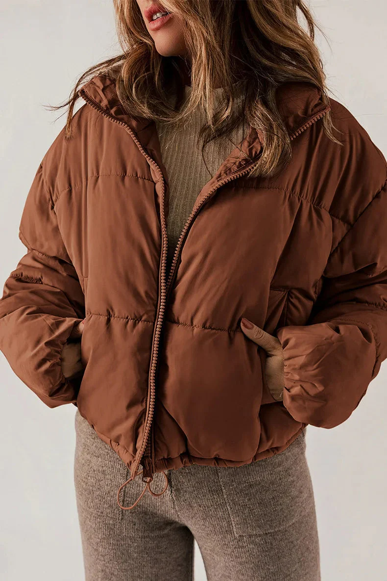 Veste Femme Matelassée Premium – Manteau Hiver Douillet à Capuche - Image 12