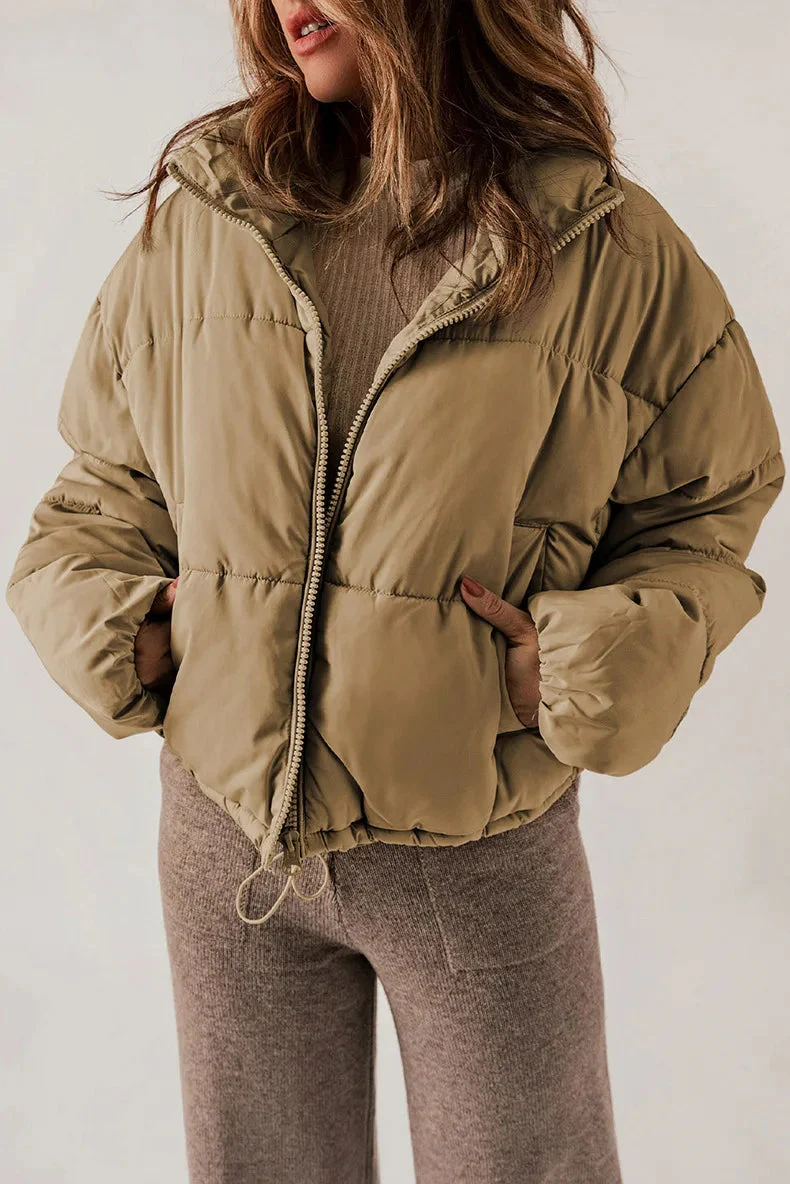 Veste Femme Matelassée Premium – Manteau Hiver Douillet à Capuche - Image 13