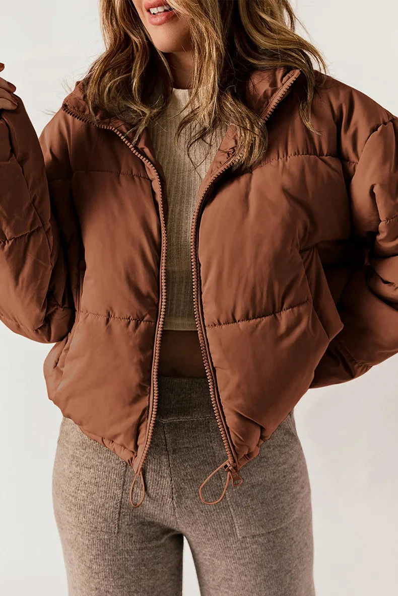 Veste Femme Matelassée Premium – Manteau Hiver Douillet à Capuche - Image 2