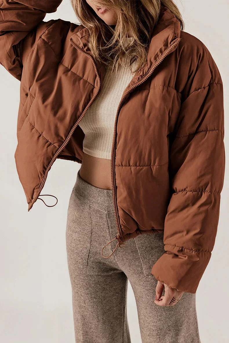 Veste Femme Matelassée Premium – Manteau Hiver Douillet à Capuche - Image 3