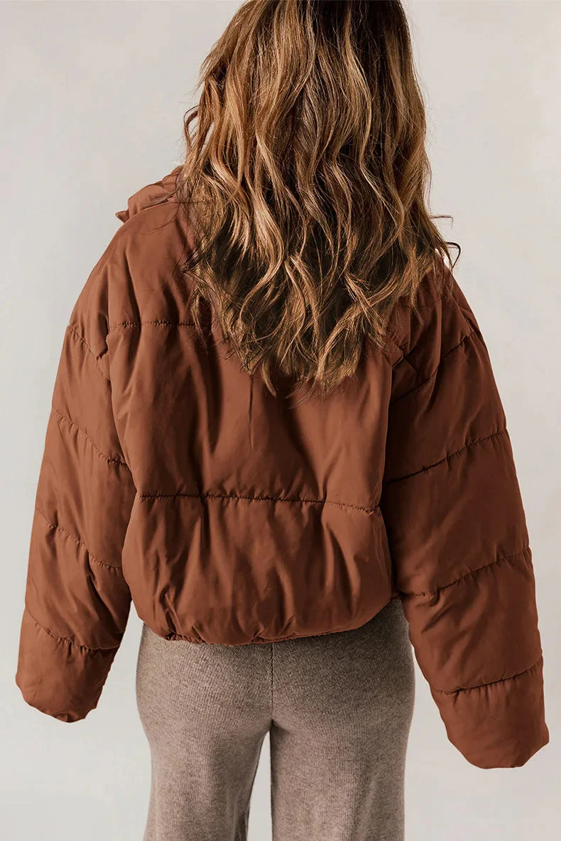 Veste Femme Matelassée Premium – Manteau Hiver Douillet à Capuche - Image 4