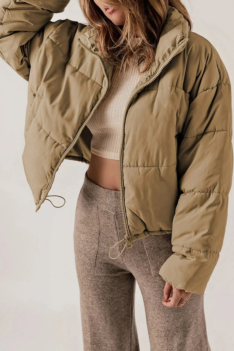 Veste Femme Matelassée Premium – Manteau Hiver Douillet à Capuche - Image 7