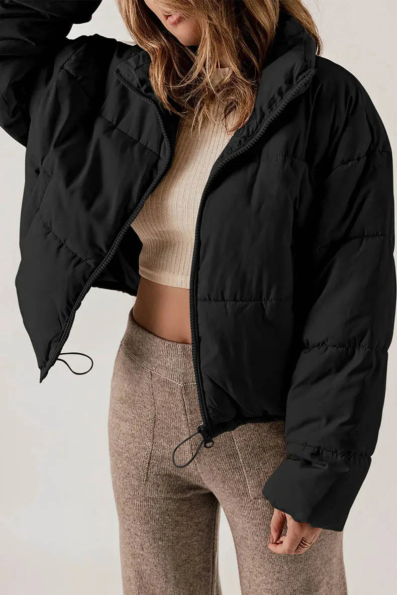 Veste Femme Matelassée Premium – Manteau Hiver Douillet à Capuche - Image 9