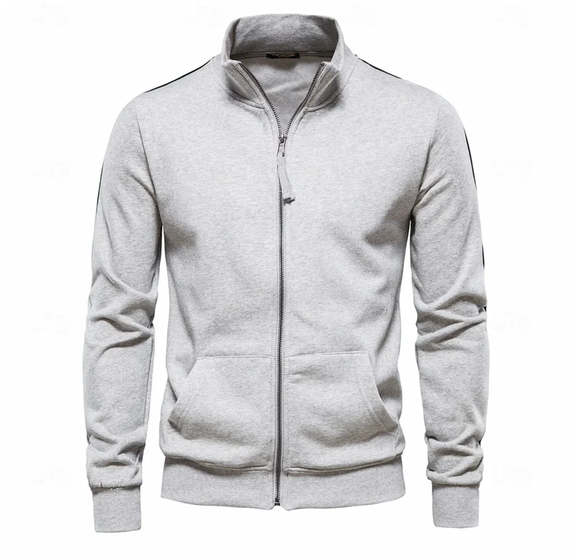 Veste Hiver Légère Homme avec Fermeture Éclair – Col Montant - Image 2