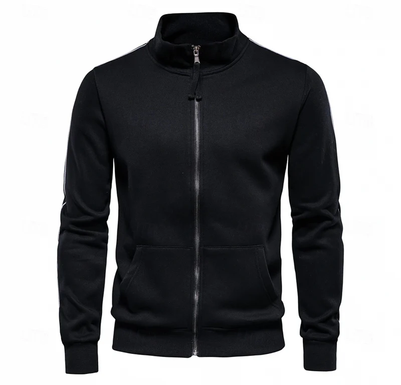 Veste Hiver Légère Homme avec Fermeture Éclair – Col Montant - Image 3