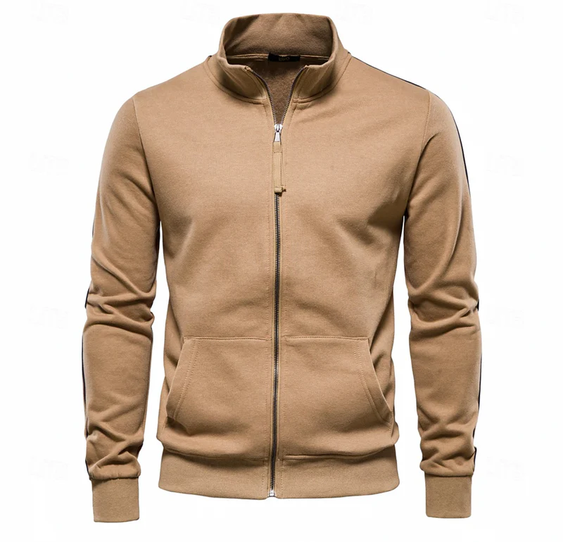 Veste Hiver Légère Homme avec Fermeture Éclair – Col Montant - Image 4