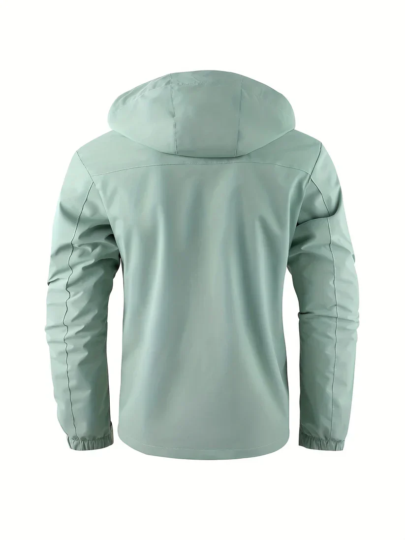 Veste Hivernale Imperméable à Capuche Hommes – Coupe-Vent Isolante Cargo veste - Image 2
