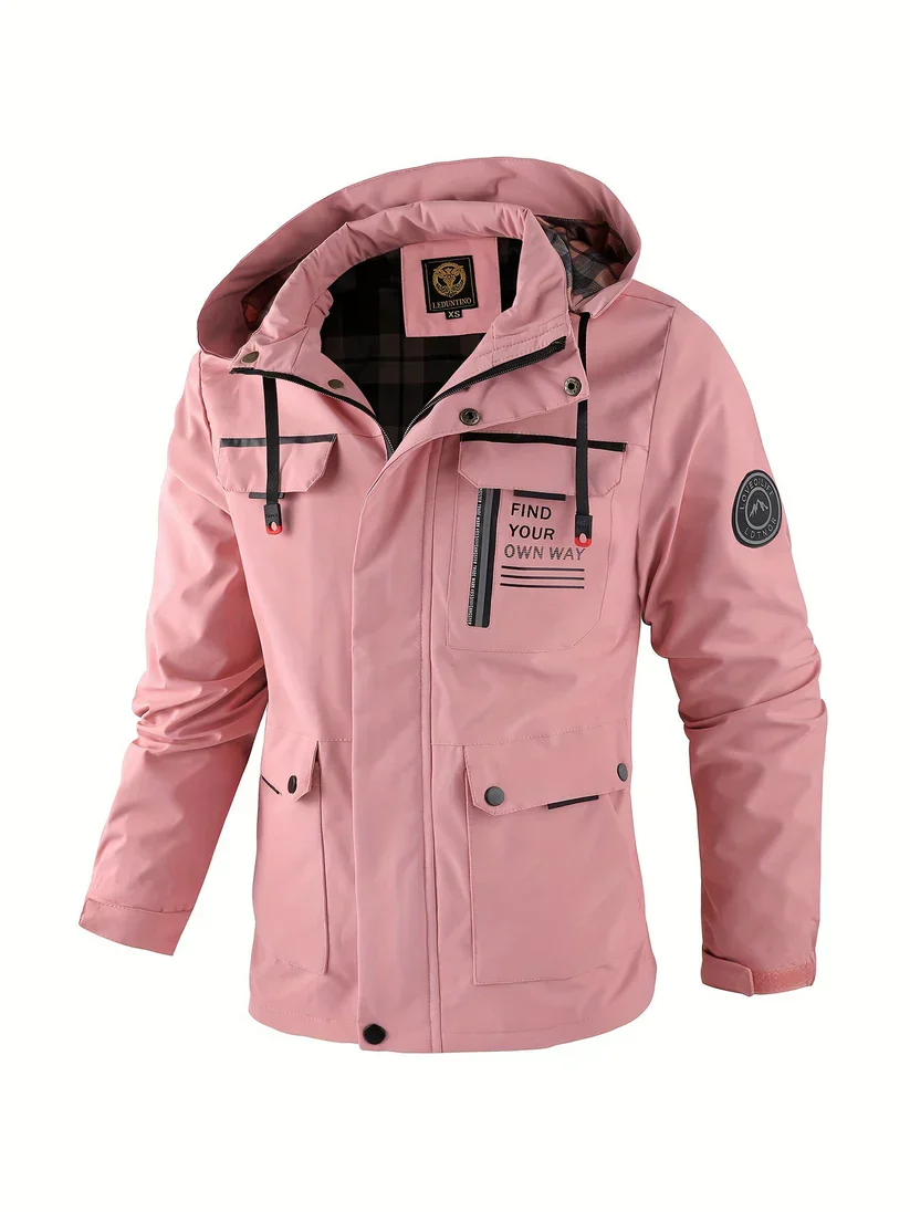 Veste Hivernale Imperméable à Capuche Hommes – Coupe-Vent Isolante Cargo veste - Image 6