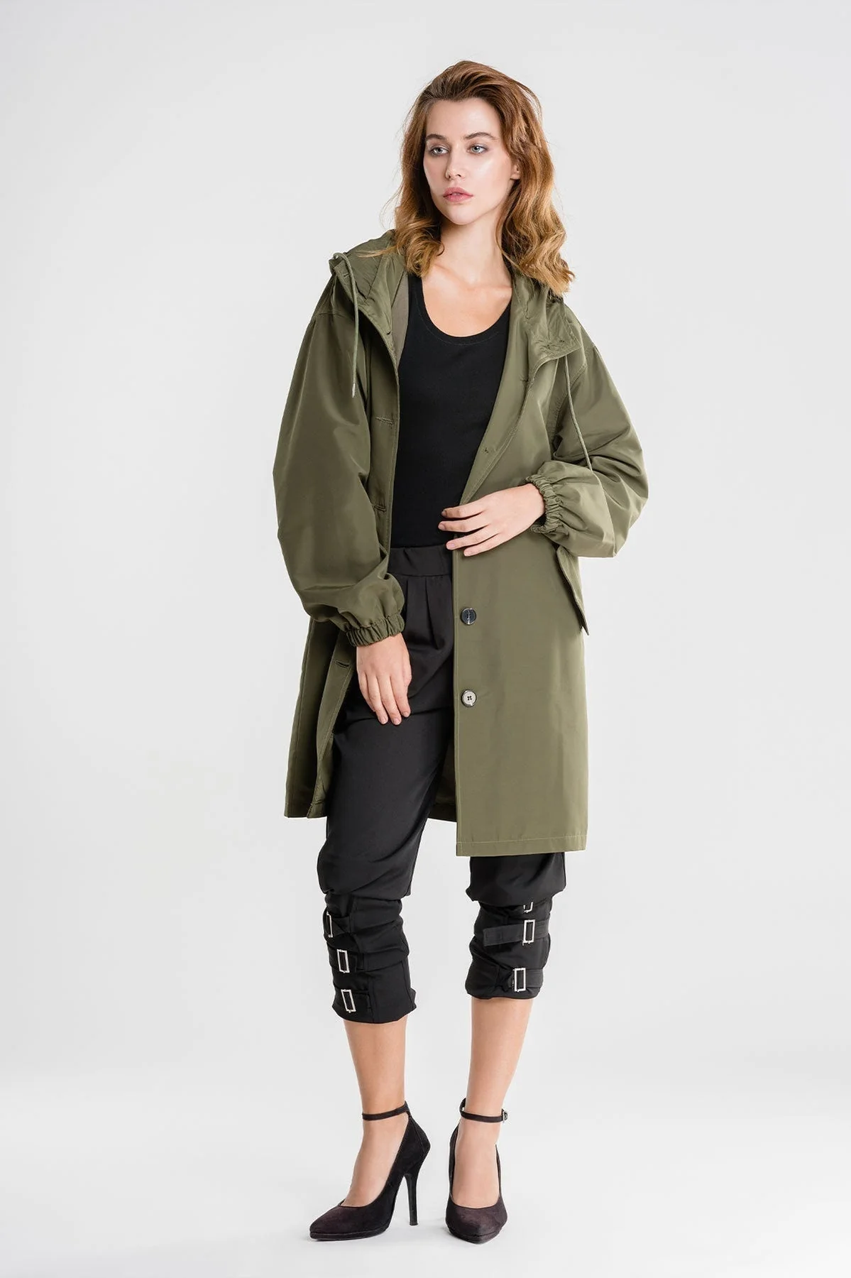 Veste Imperméable à Capuche Oversize pour Femme | Parfaite pour les Activités en Plein Air - Image 12