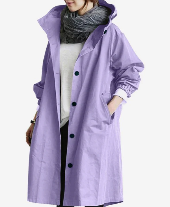 Veste Imperméable à Capuche Oversize pour Femme | Parfaite pour les Activités en Plein Air - Image 18