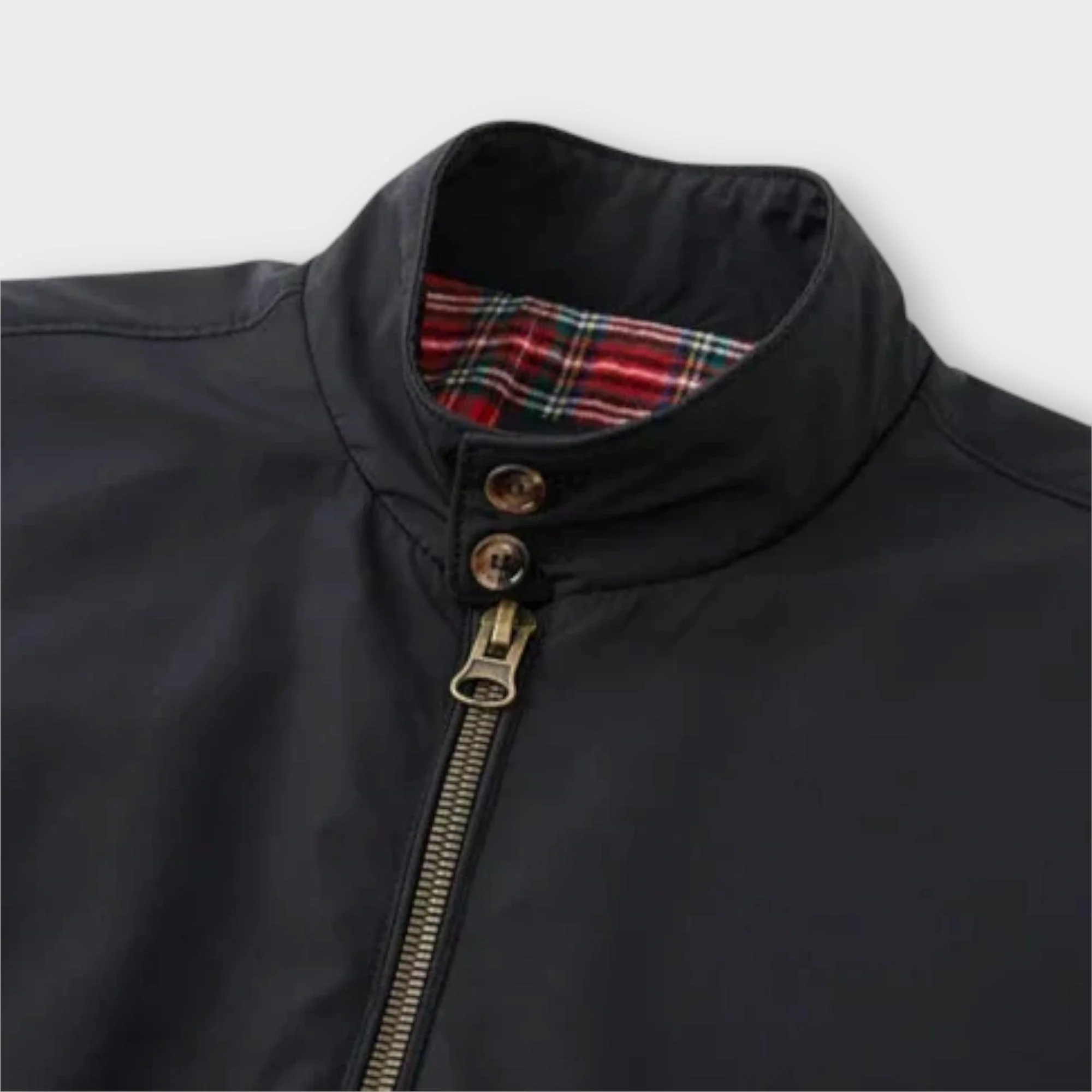 Veste Légère à Fermeture Éclair pour Homme – Col Montant de Transition Veste - Image 3