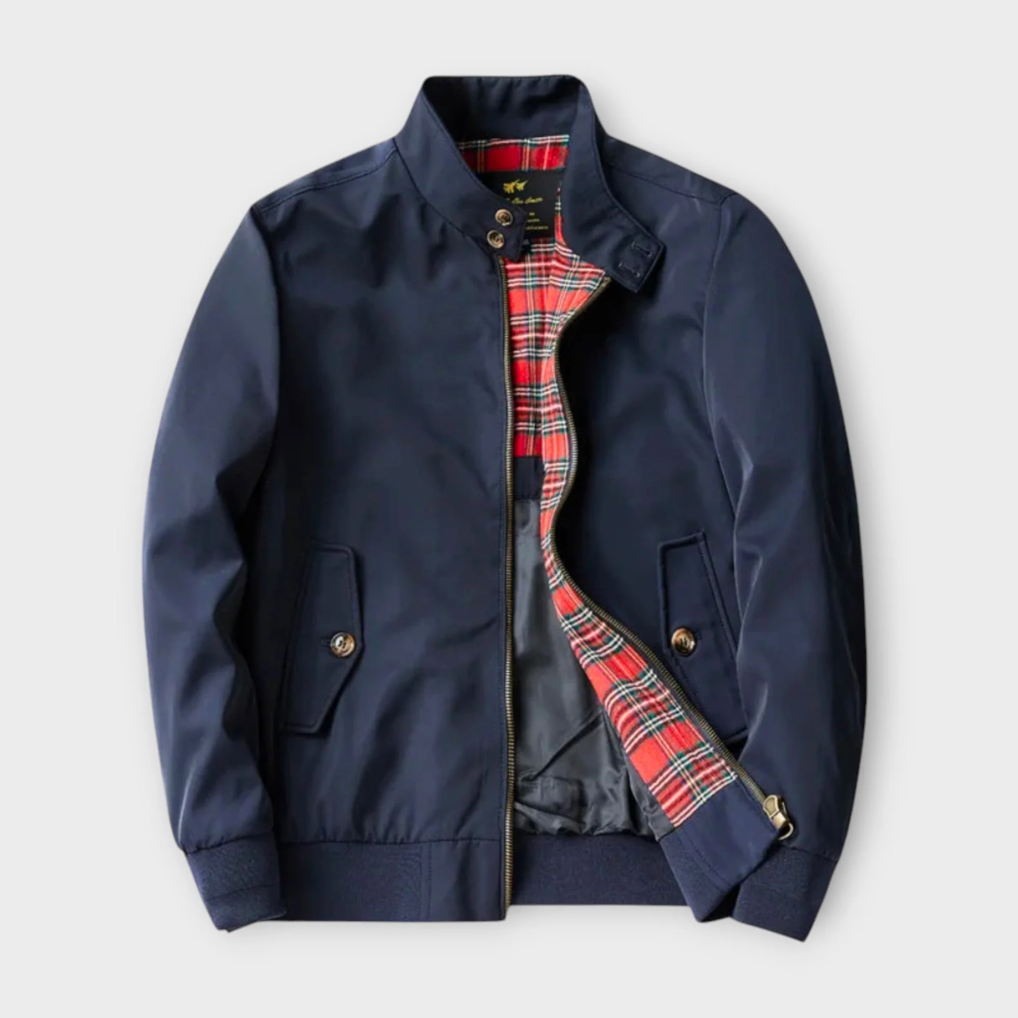 Veste Légère à Fermeture Éclair pour Homme – Col Montant de Transition Veste - Image 5