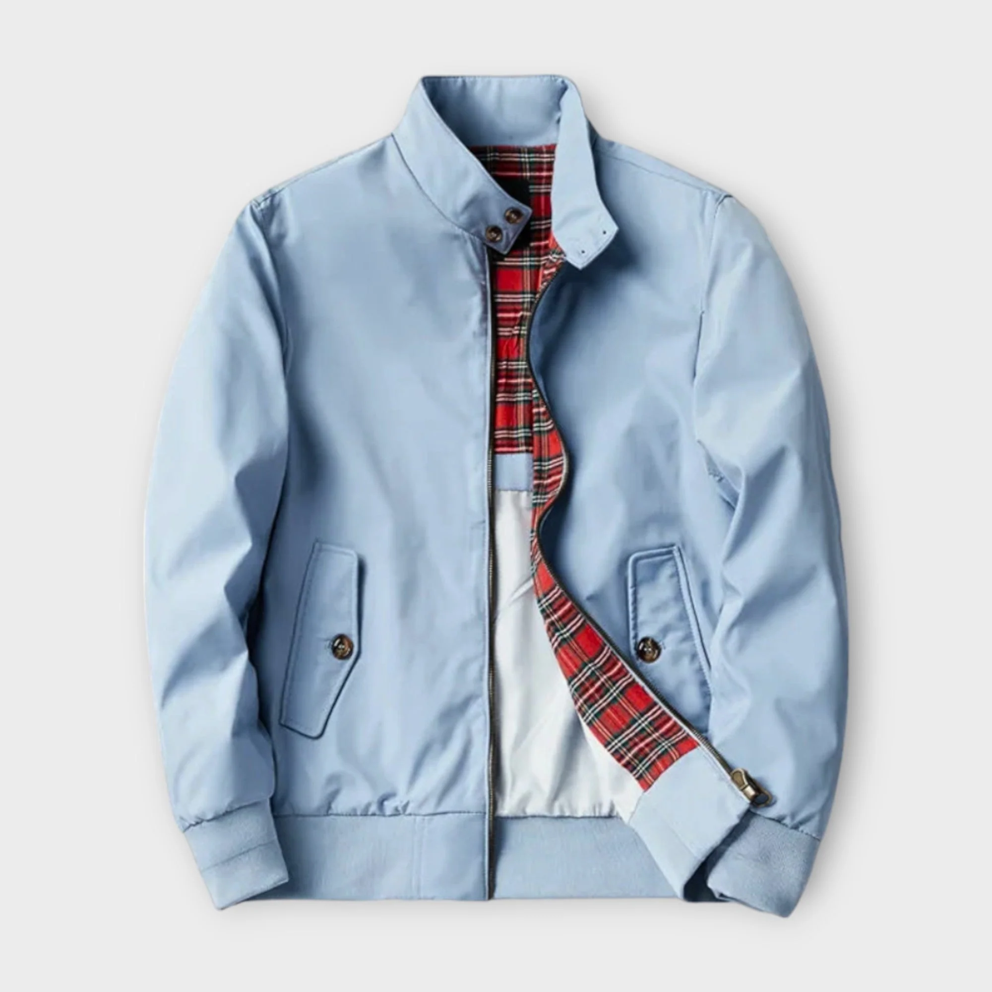 Veste Légère à Fermeture Éclair pour Homme – Col Montant de Transition Veste - Image 6