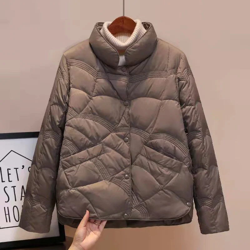 Veste légère matelassée premium pour femme – Manteau élégant à col montant - Image 5