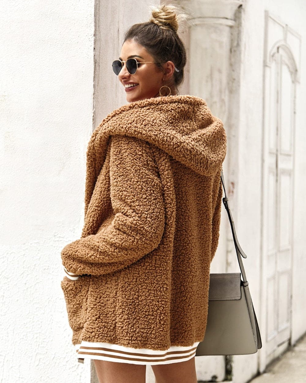 Veste Longue en Fourrure Tendance Femme pour l’Hiver – Élégante et Confortable - Image 11