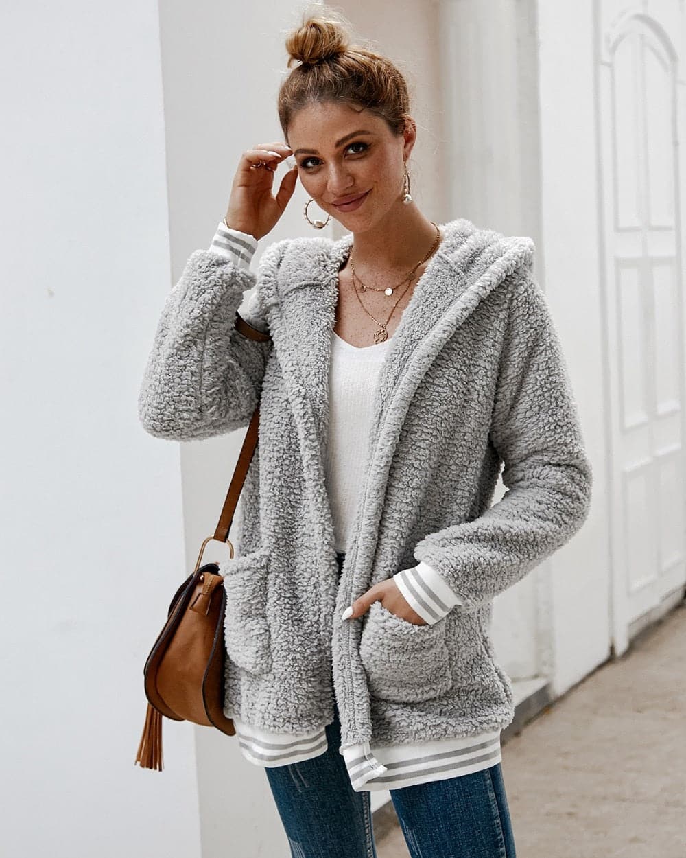 Veste Longue en Fourrure Tendance Femme pour l’Hiver – Élégante et Confortable - Image 12