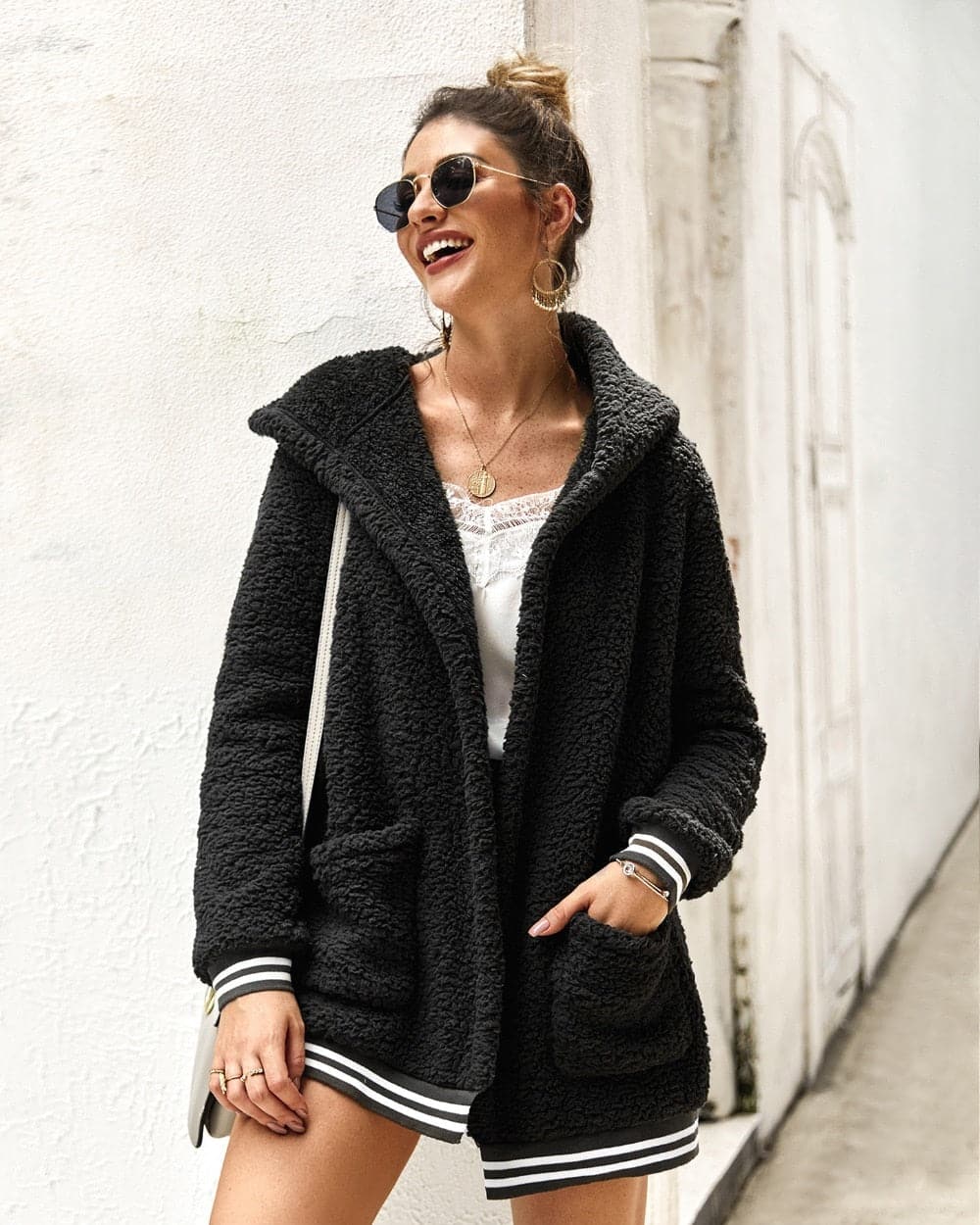Veste Longue en Fourrure Tendance Femme pour l’Hiver – Élégante et Confortable - Image 14