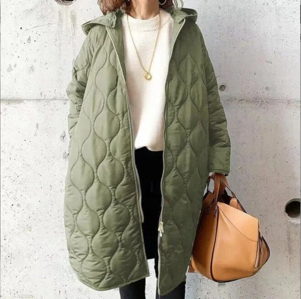 Veste Matelassée à Capuche d’Hiver pour Femme